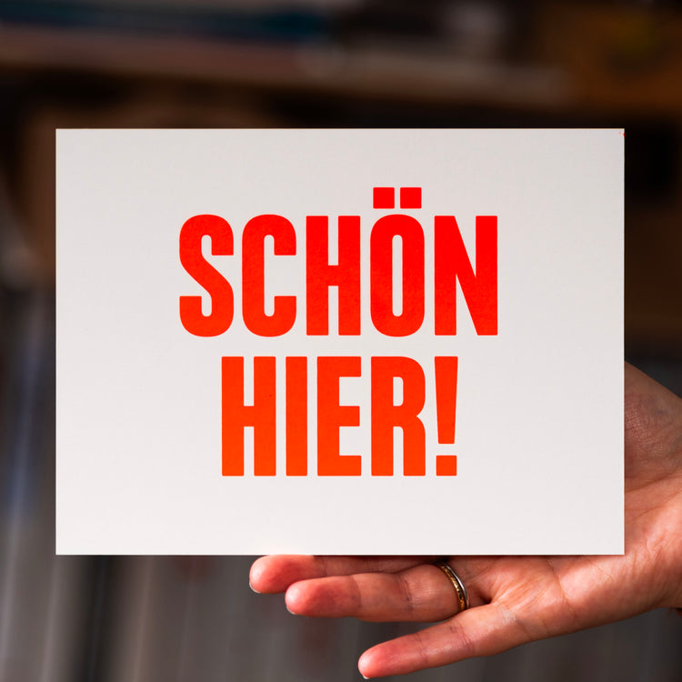 Schön hier! (Grußkarte)