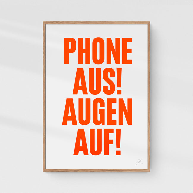 Phone aus! Augen auf! (Neon)