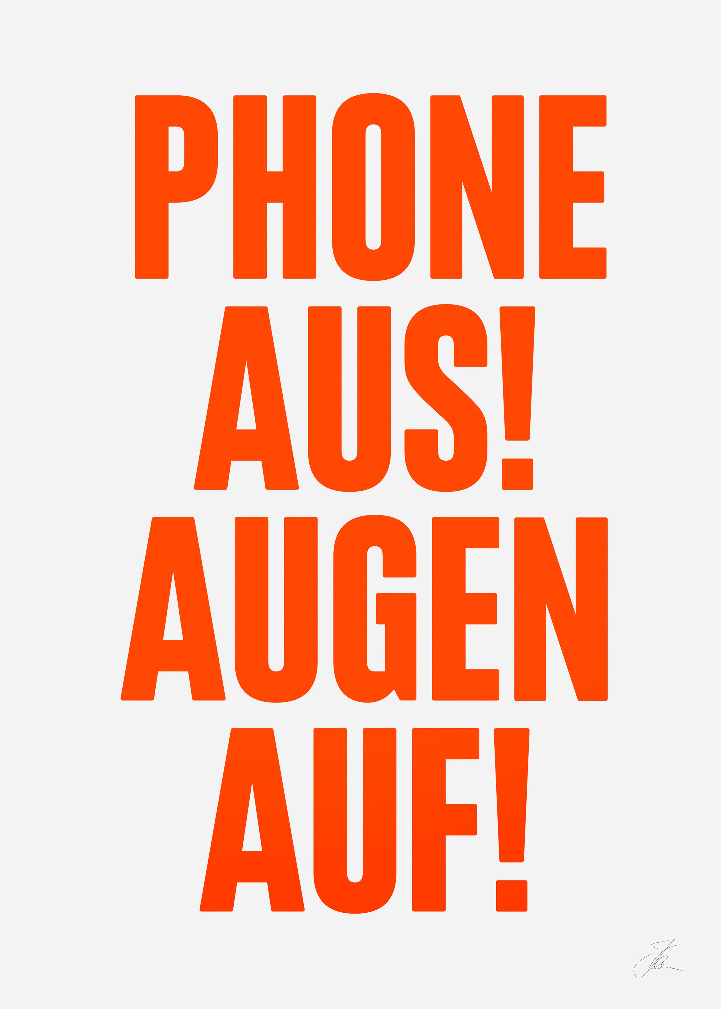 Phone aus! Augen auf! (Neon)